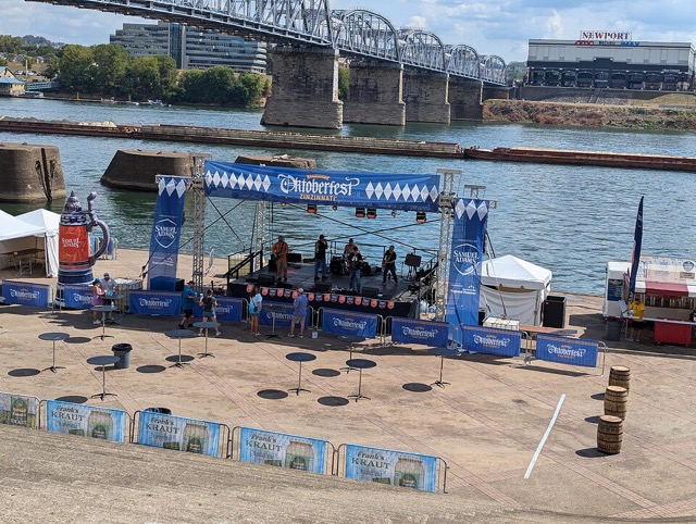 Oktoberfest Zinzinnati on the riverfront